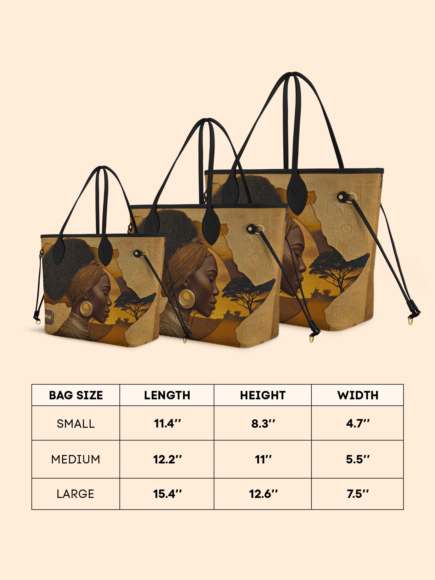 African Tribe Woman Classic Shopper Tote