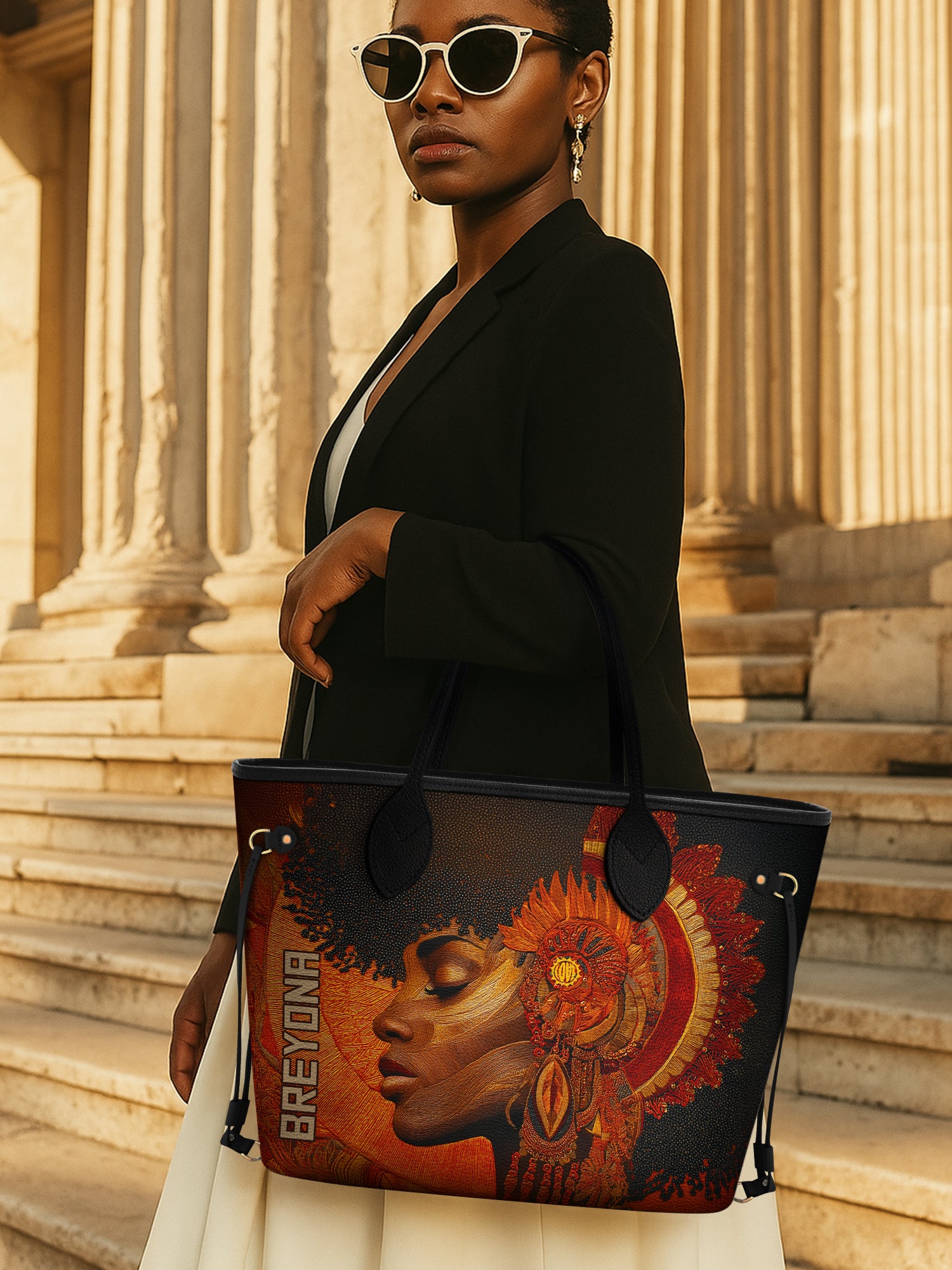 Onyx Halo Classic Shopper Tote