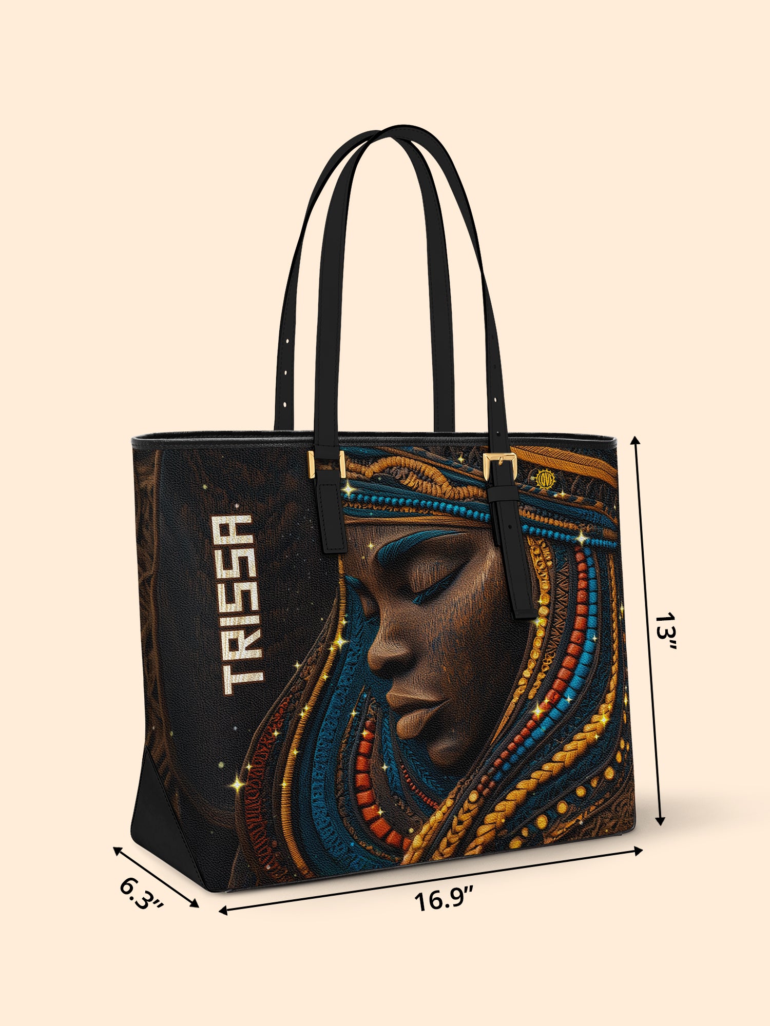Sable Roots Sleek Leather Tote