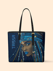 Sable Threads Sleek Leather Tote
