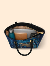Sable Threads Sleek Leather Tote