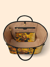Golden Glare Classic Shopper Tote