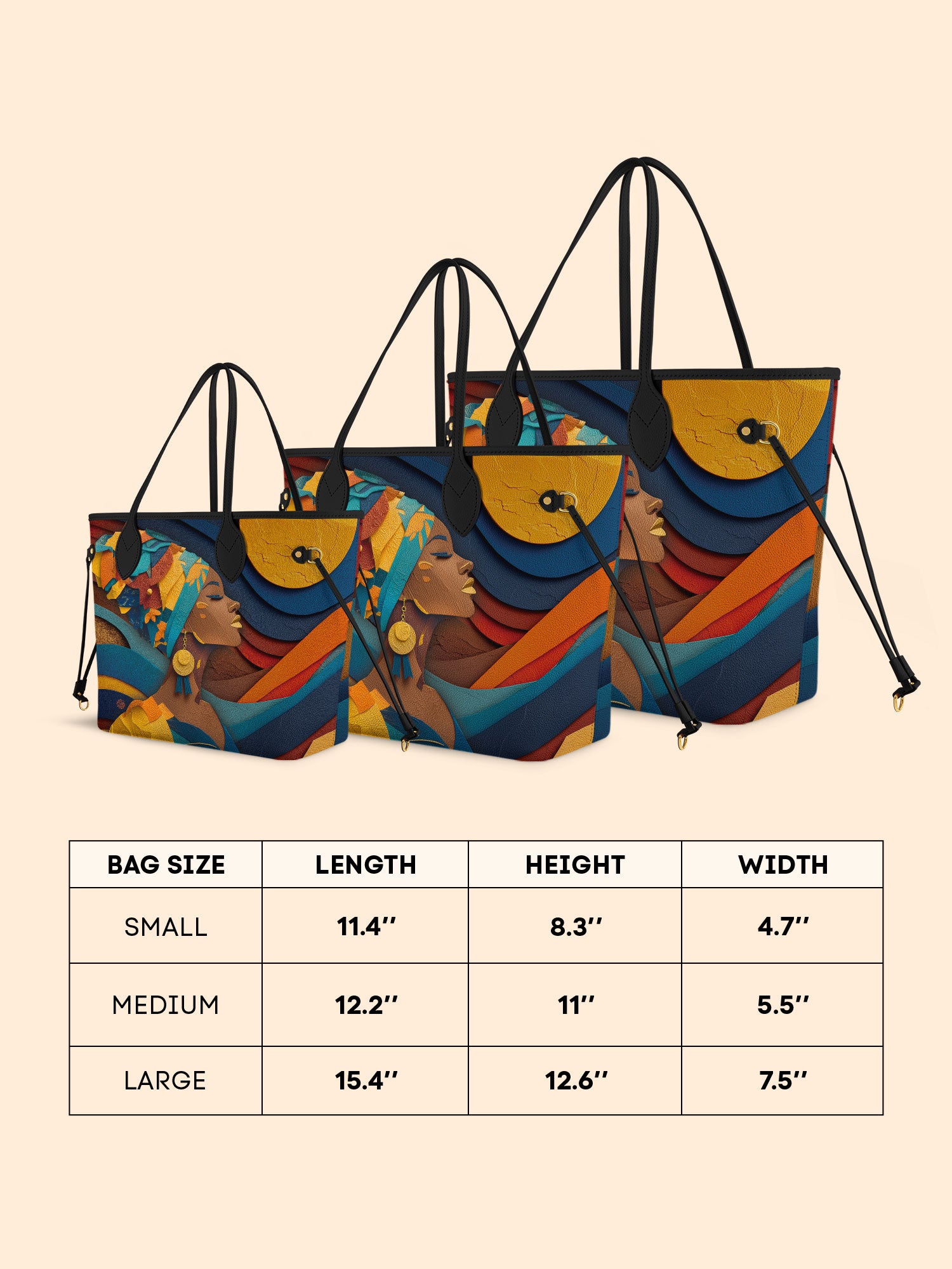 Woman in Headwrap Classic Shopper Tote QR0HH003