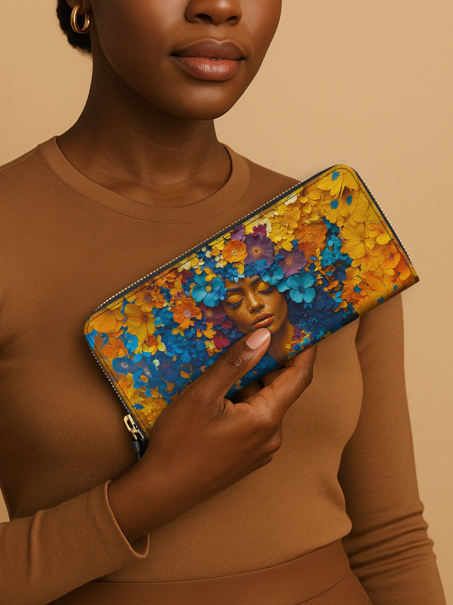Floral Reverie Slimline Zippy Wallet QR0TD164