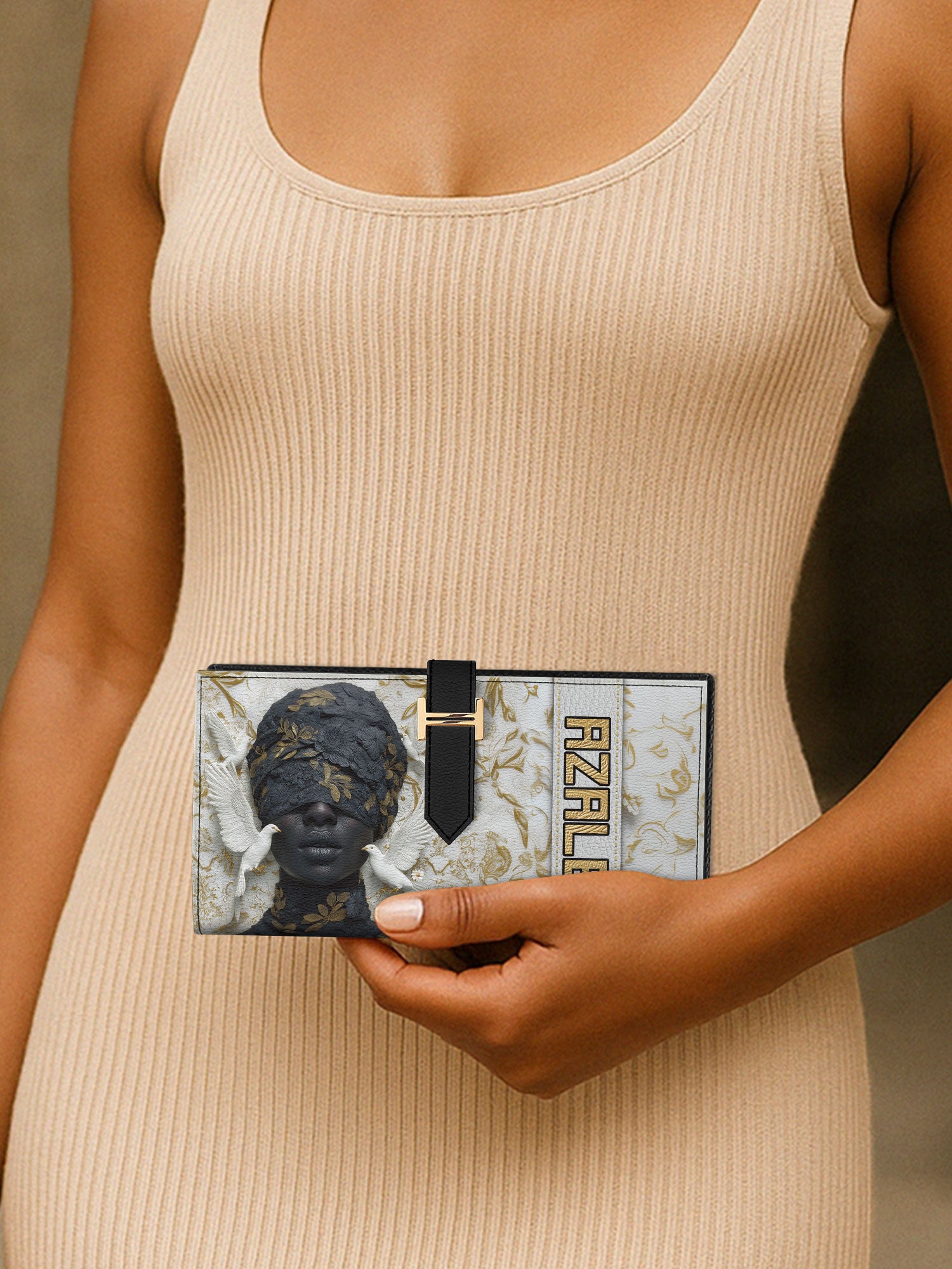 Graceful Flight Tab Closure Wallet