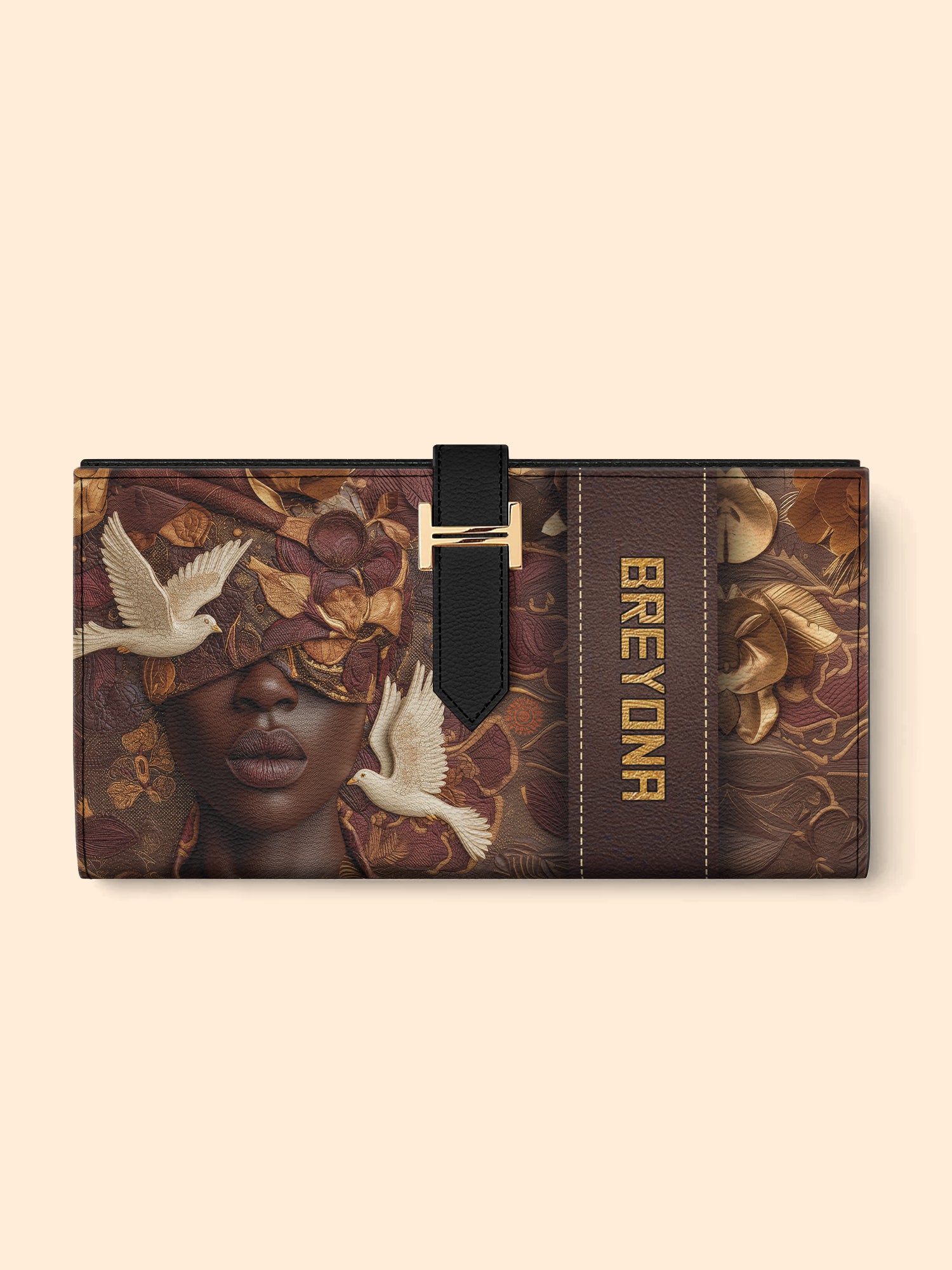 Silent Harmony Tab Closure Wallet
