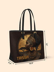 Africa's Spirit Sleek Leather Tote