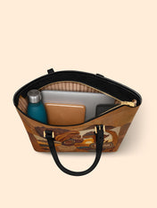 Roots of Africa Sleek Leather Tote