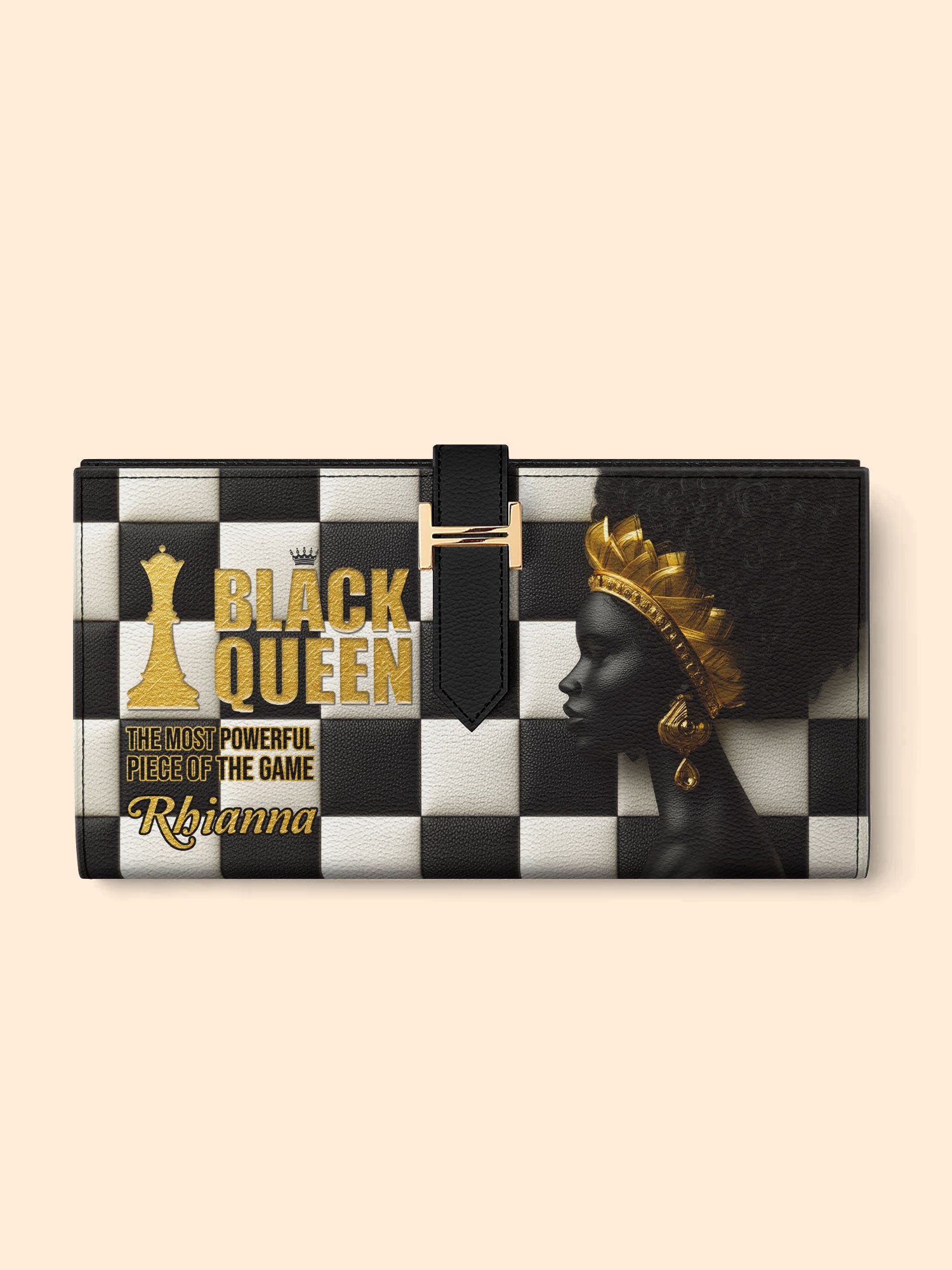 Queen's Reign Tab Closure Wallet