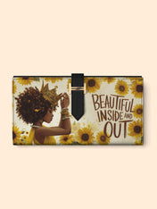 Sunflower Queen Tab Closure Wallet QR0HH008