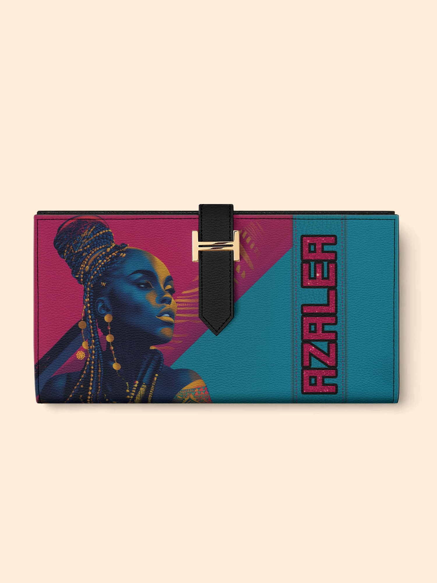 Unleashed Locs Tab Closure Wallet