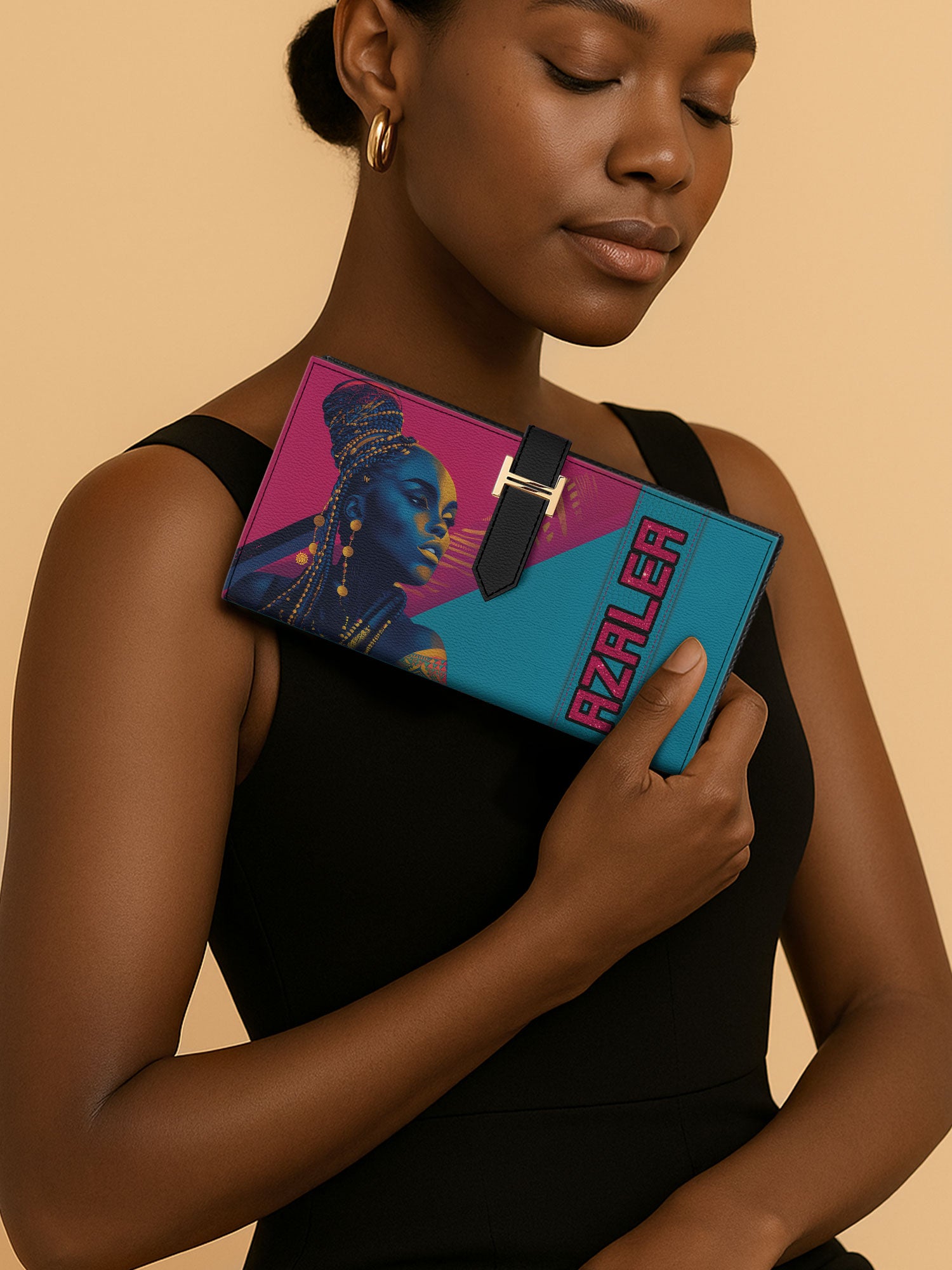 Unleashed Locs Tab Closure Wallet