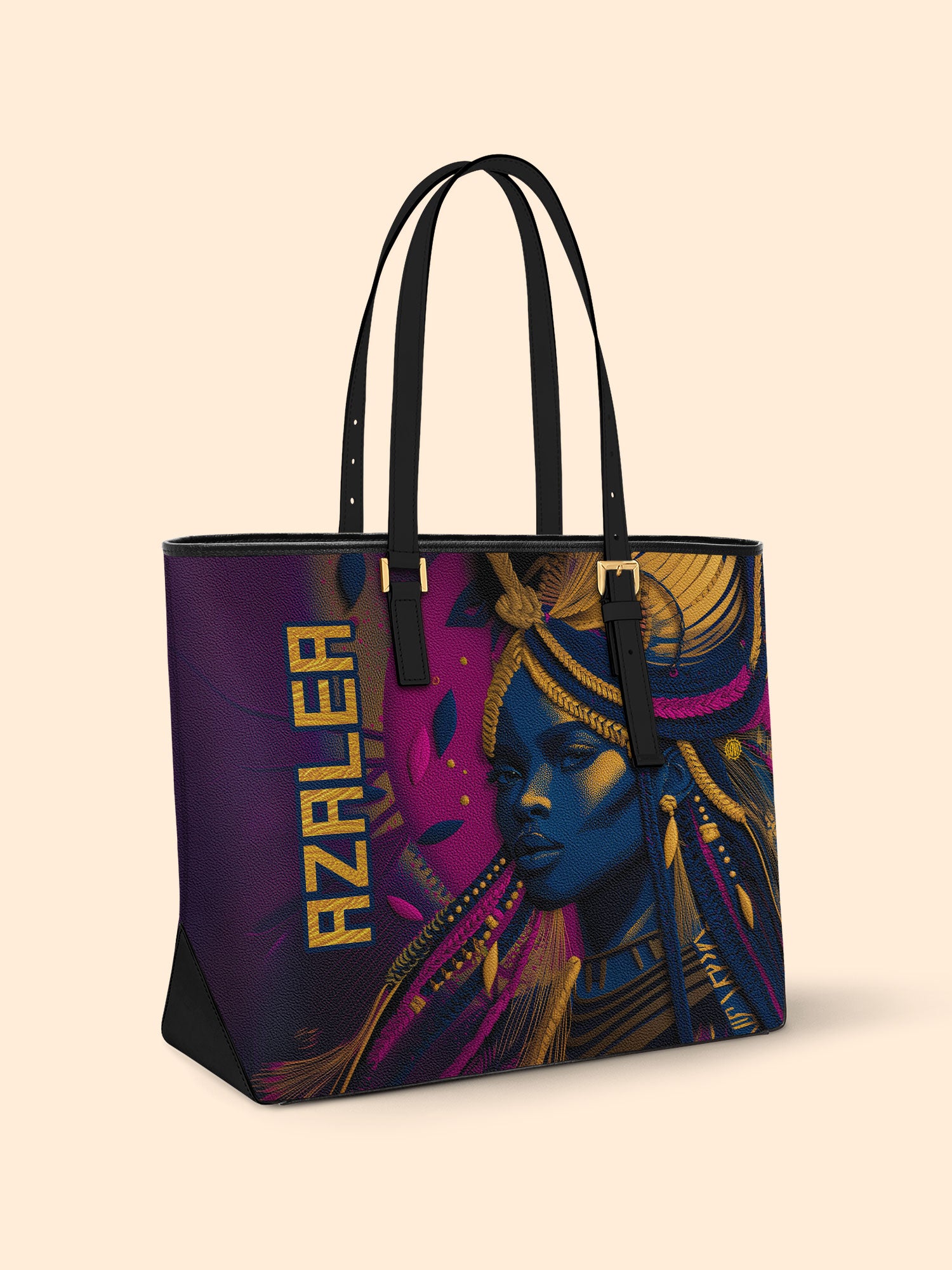 Infinite Locs Sleek Leather Tote
