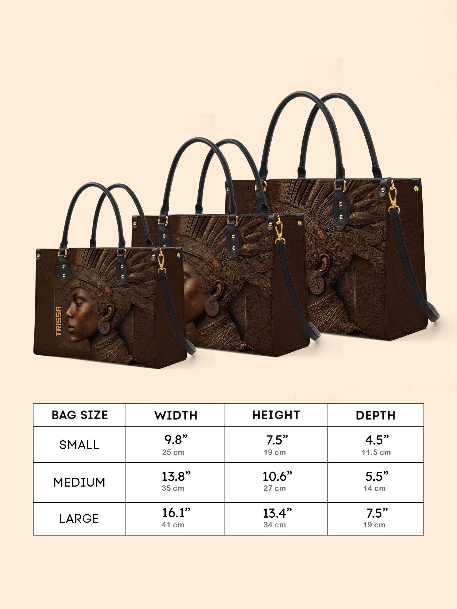 Back To Africa Premium Leather Handbag