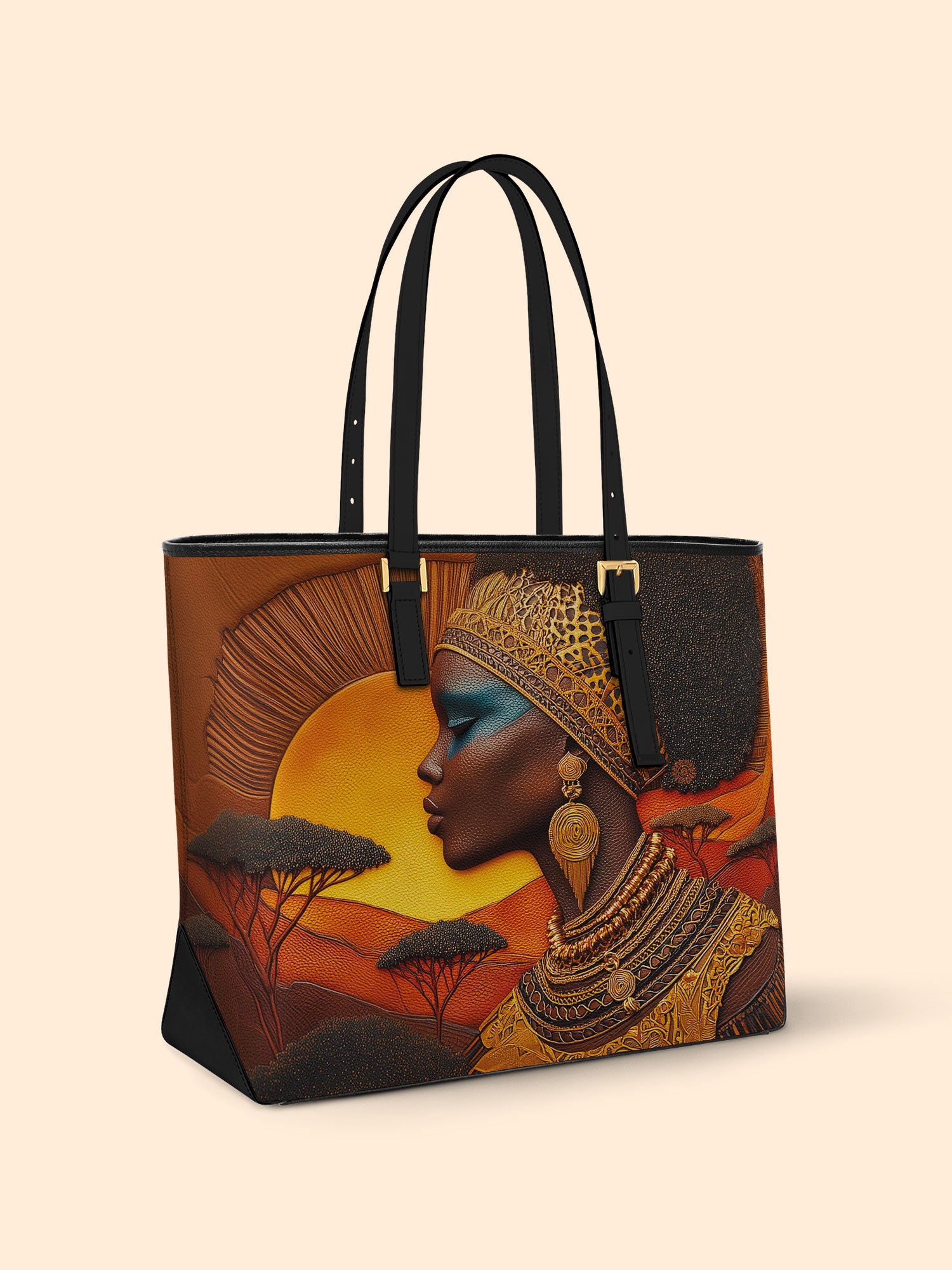 Roots and Rhythm Sleek Leather Tote QR0TD020