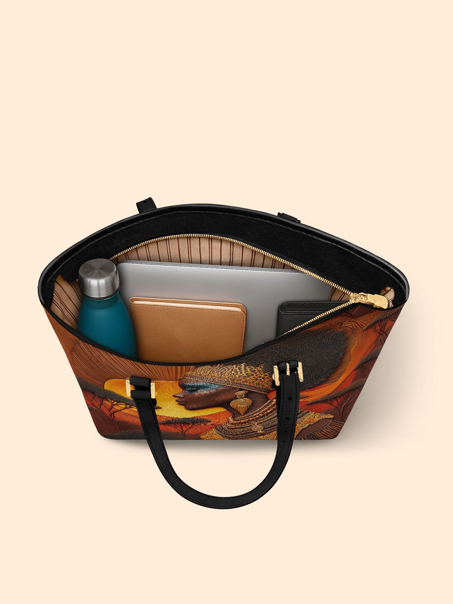 Roots and Rhythm Sleek Leather Tote QR0TD020