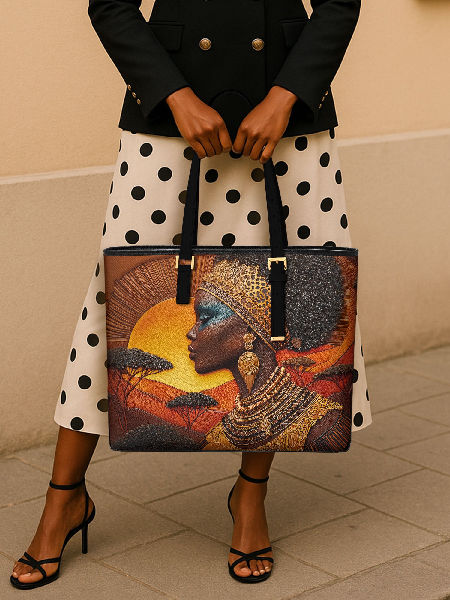 Roots and Rhythm Sleek Leather Tote QR0TD020