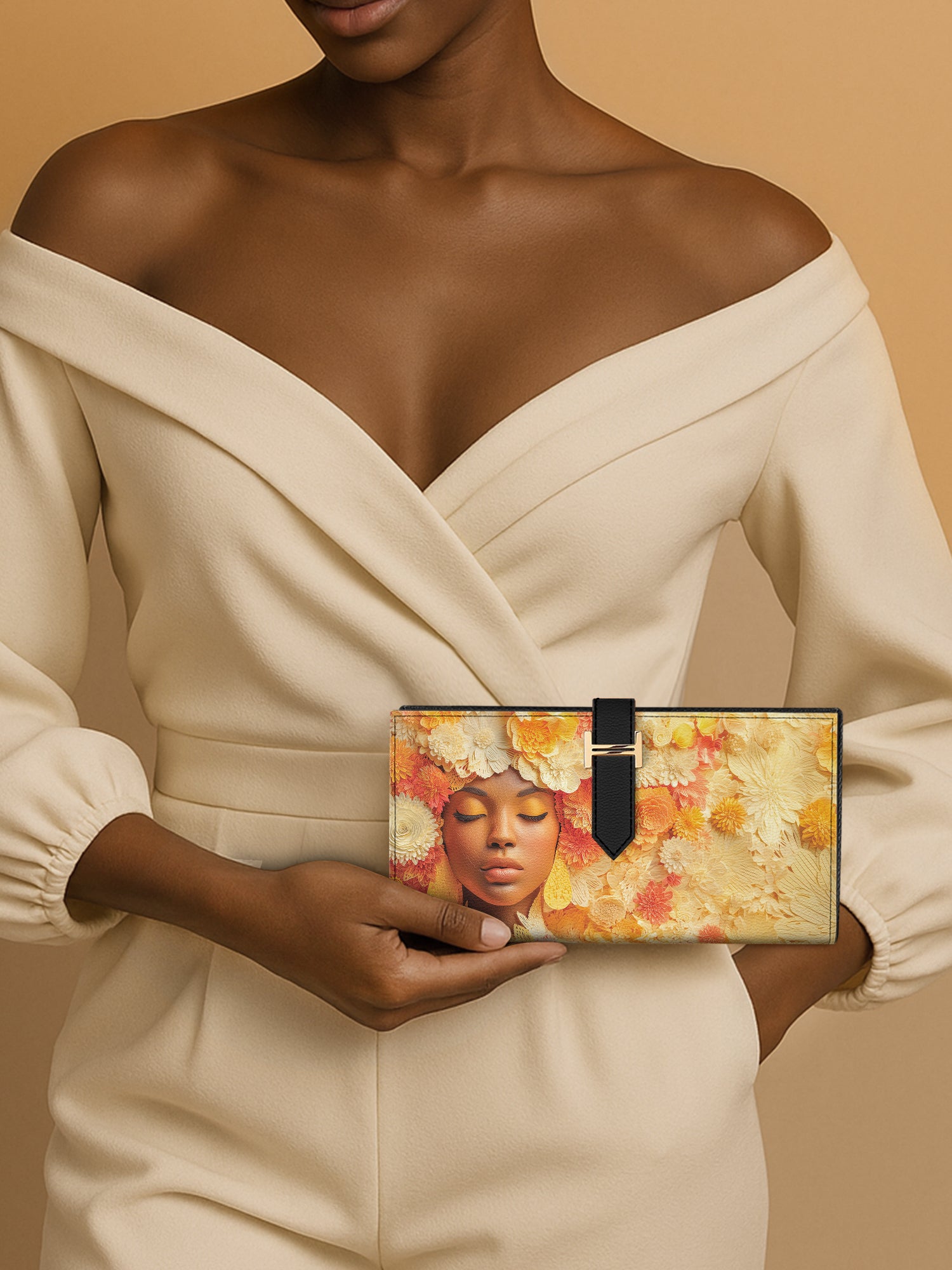 Petal Reverie Tab Closure Wallet QR0TV015