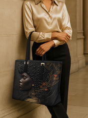 Nyara Bloom Sleek Leather Tote QR0XD068