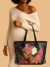 Pink Blossom Classic Shopper Tote QR0HH015