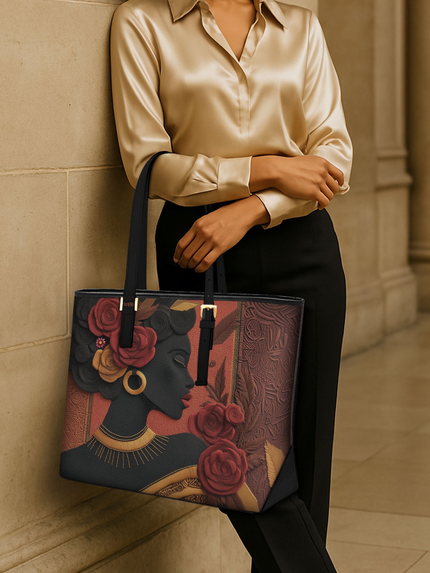 Emberline Echo Sleek Leather Tote QR0XD073