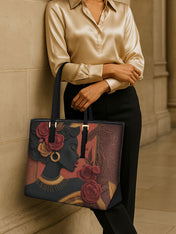Emberline Echo Sleek Leather Tote QR0XD073