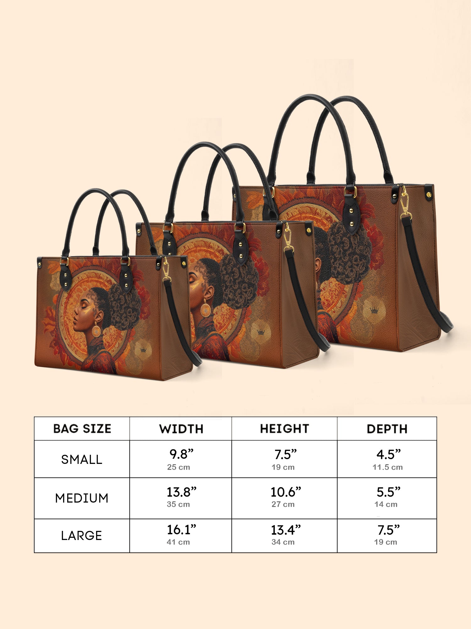 Mocha Sage Premium Leather Handbag QR0XD117