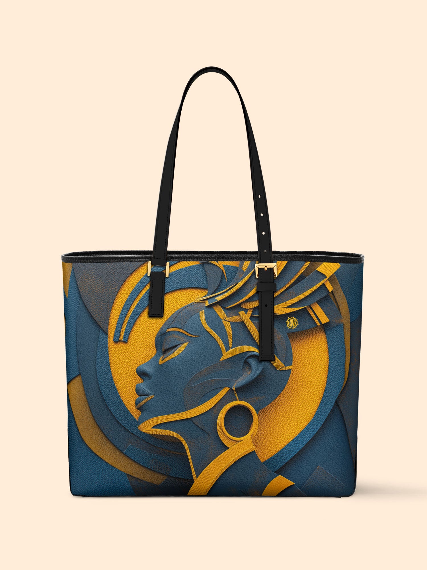 Luminous Identity Sleek Leather Tote QR0TD036