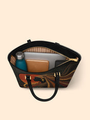 Spiral Oracle Sleek Leather Tote QR0XD084