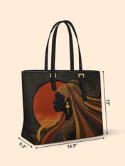Spiral Oracle Sleek Leather Tote QR0XD084