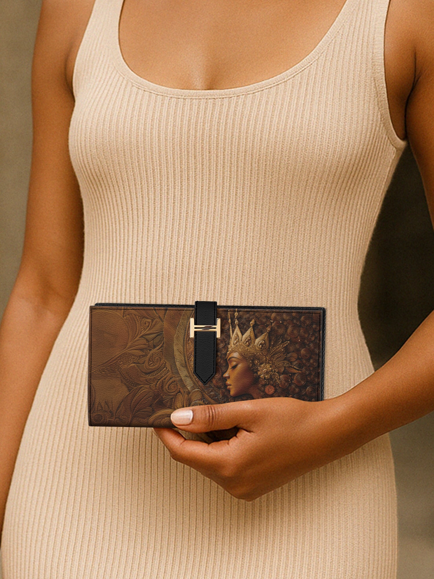 Born Royal Tab Closure Wallet QR0XD100