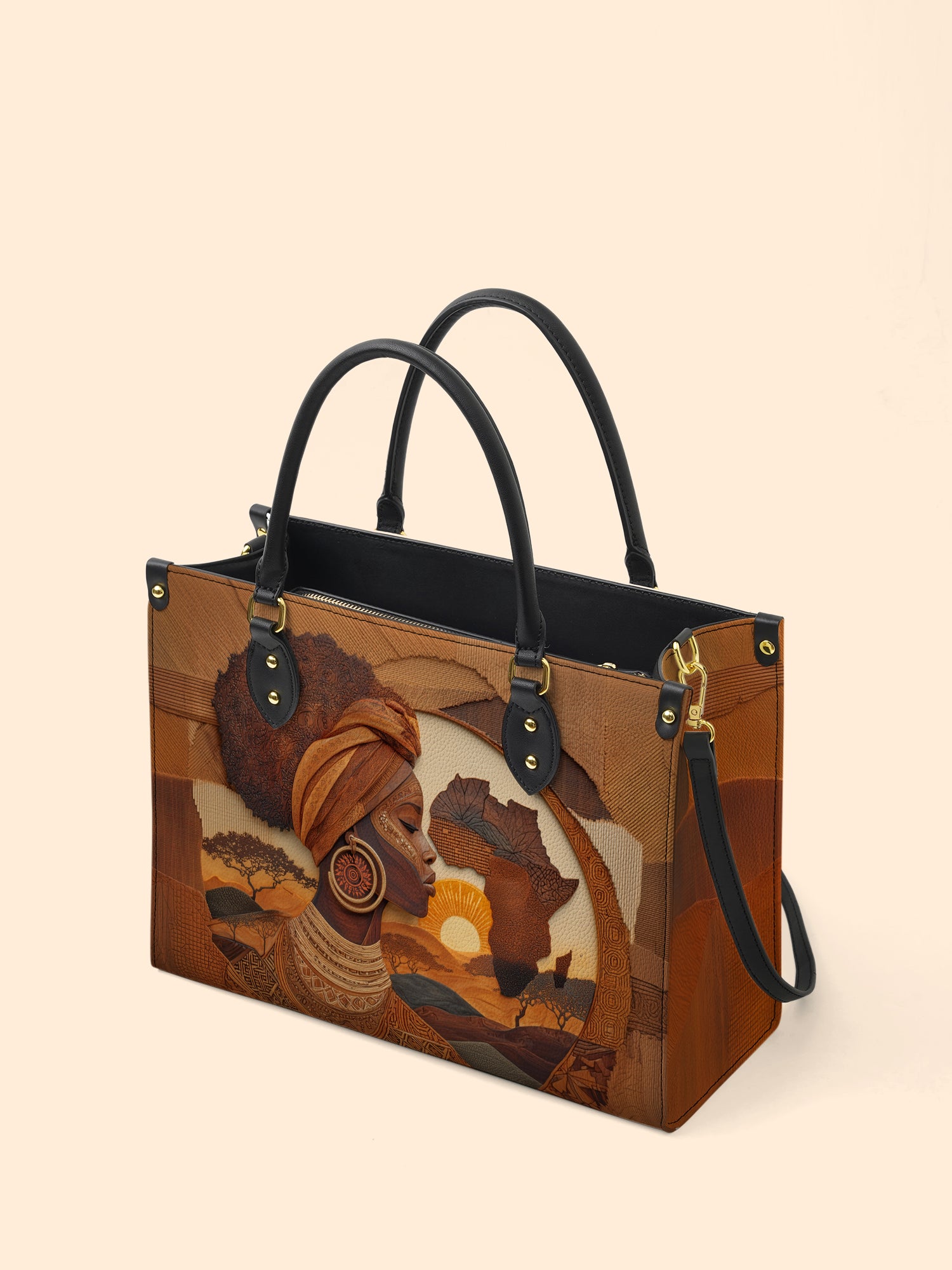 Roots of Africa Premium Leather Handbag QR0TD033