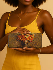 Floral Goddess Slimline Zippy Wallet QR0TV036