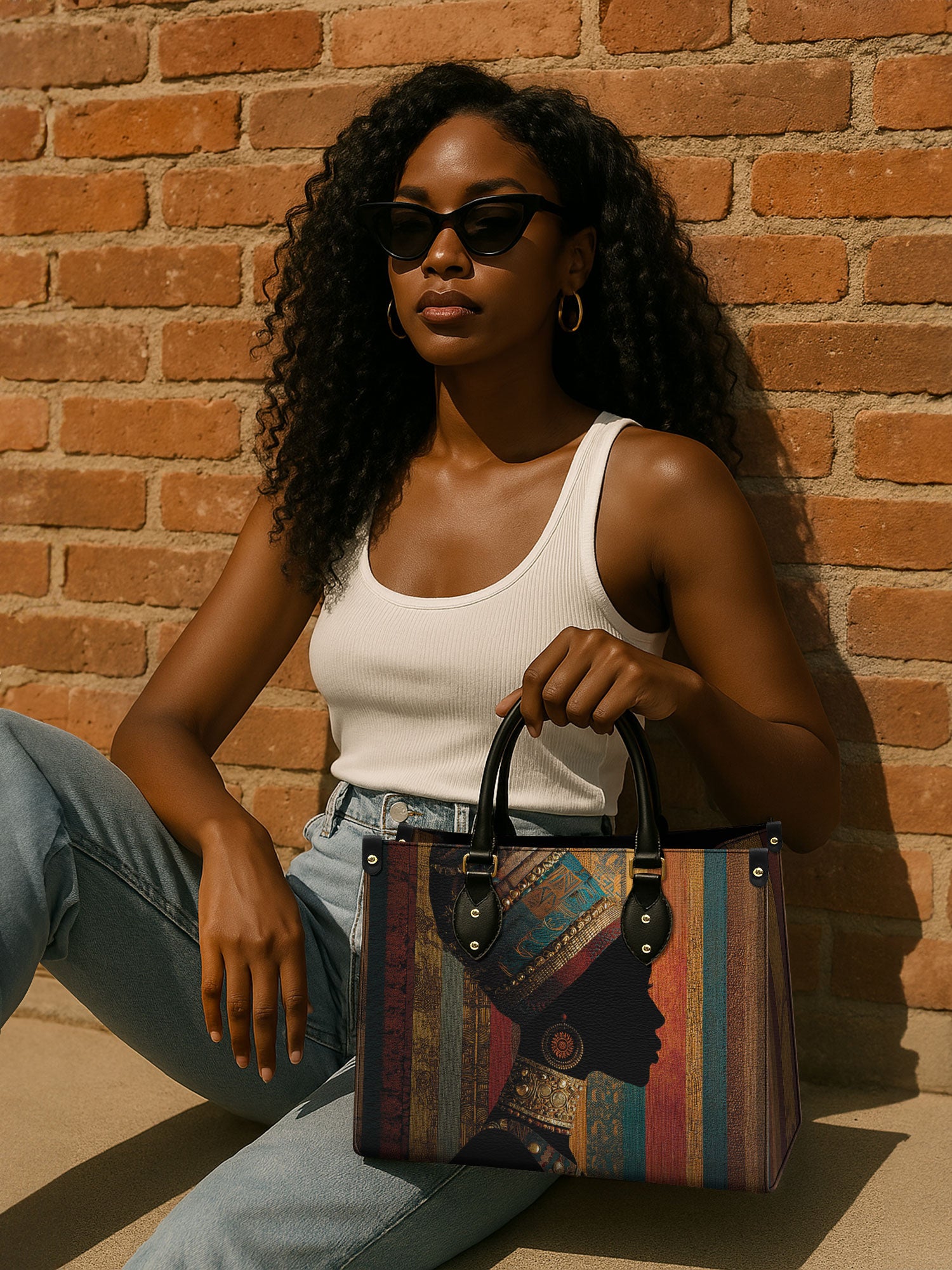 Brown Radiance Premium Leather Handbag QR0TV022