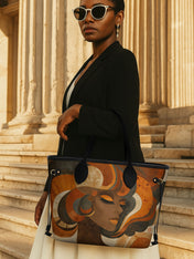 Ebony Echo Classic Shopper Tote QR0HH043