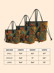 Floral Majesty Classic Shopper Tote QR0HH039