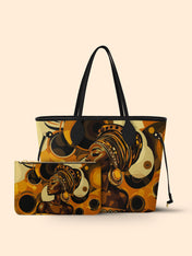 Golden Orbit Classic Shopper Tote QR0XD317