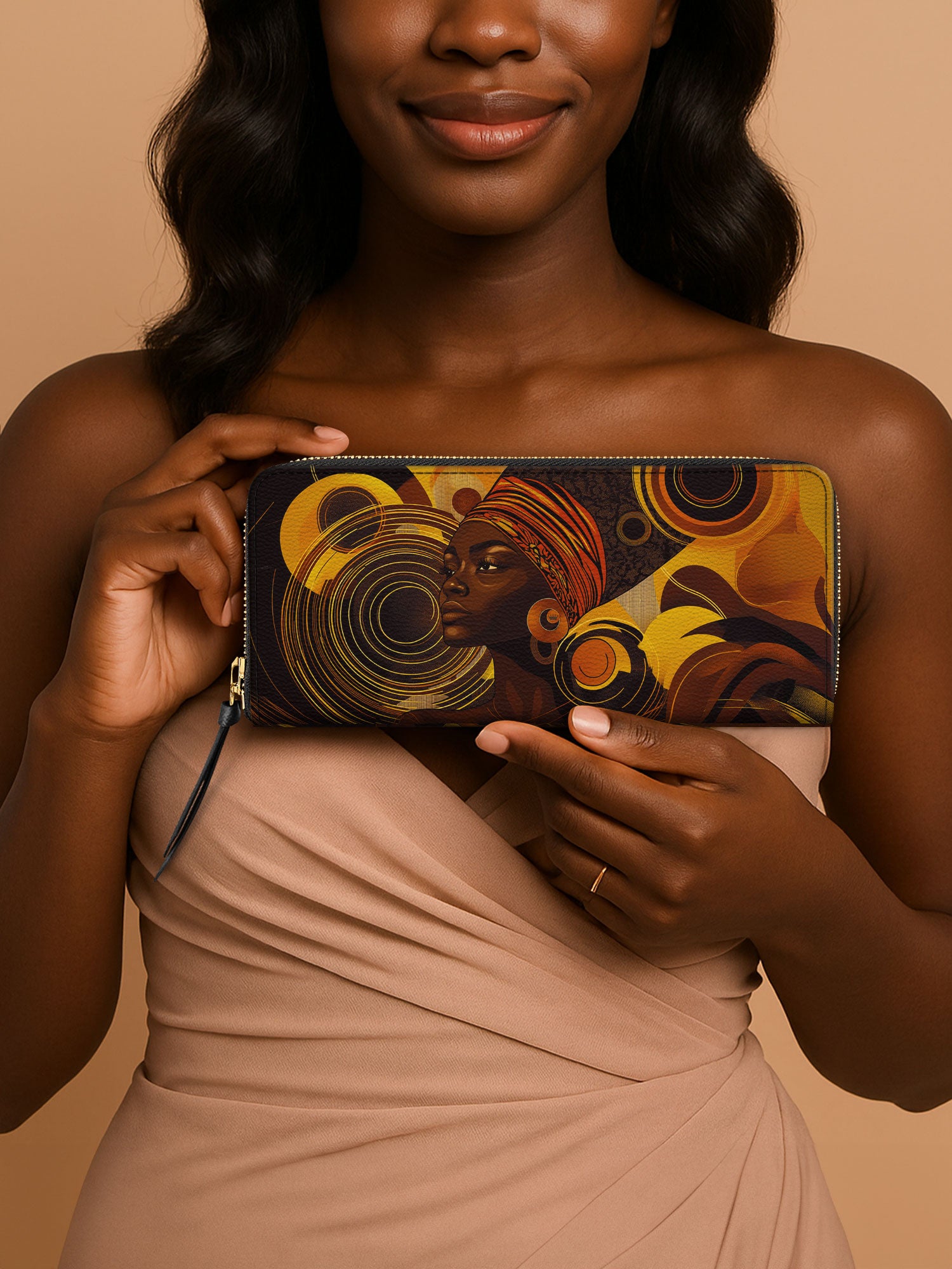 Celestial Rhythm Slimline Zippy Wallet QR0XD323