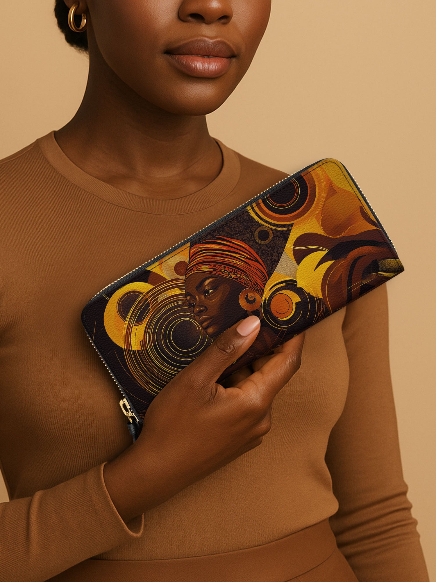 Celestial Rhythm Slimline Zippy Wallet QR0XD323