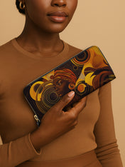 Celestial Rhythm Slimline Zippy Wallet QR0XD323