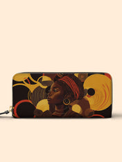Ebony Beauty Slimline Zippy Wallet QR0XD324