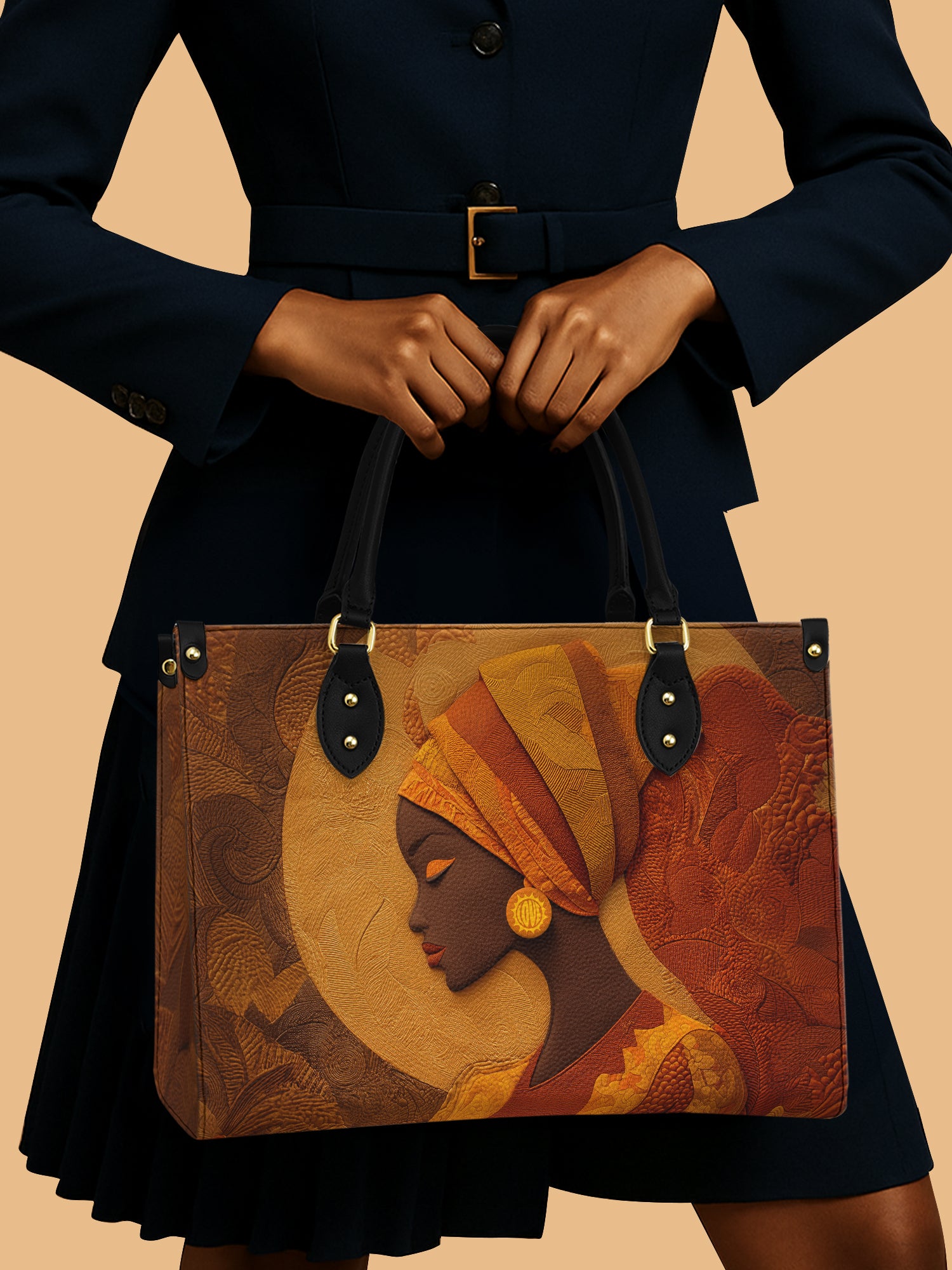 Wears The Silence Premium Leather Handbag QR0XD172