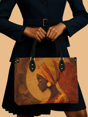 Wears The Silence Premium Leather Handbag QR0XD172