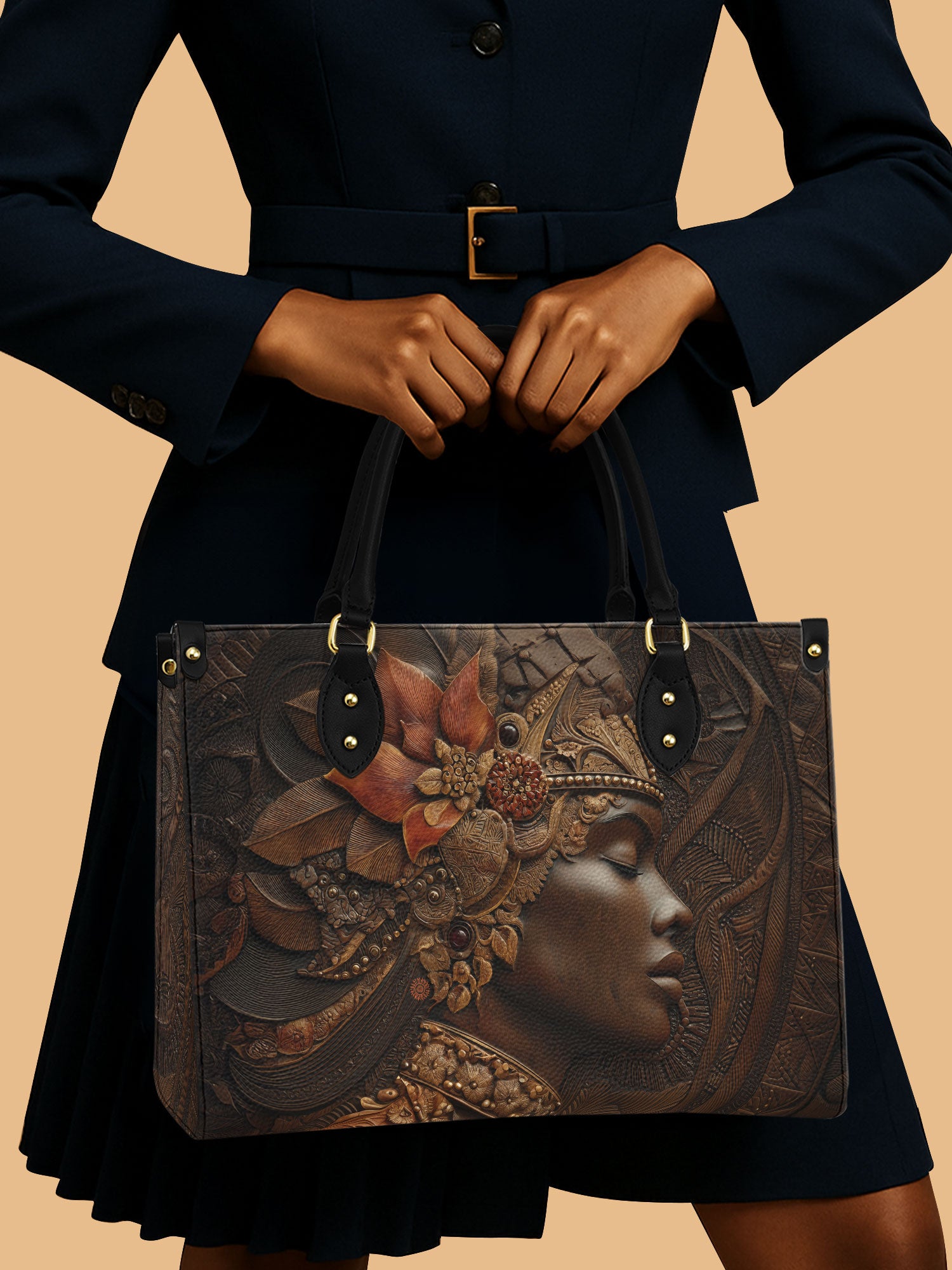 Bronzelyn Root Premium Leather Handbag QR0XD115