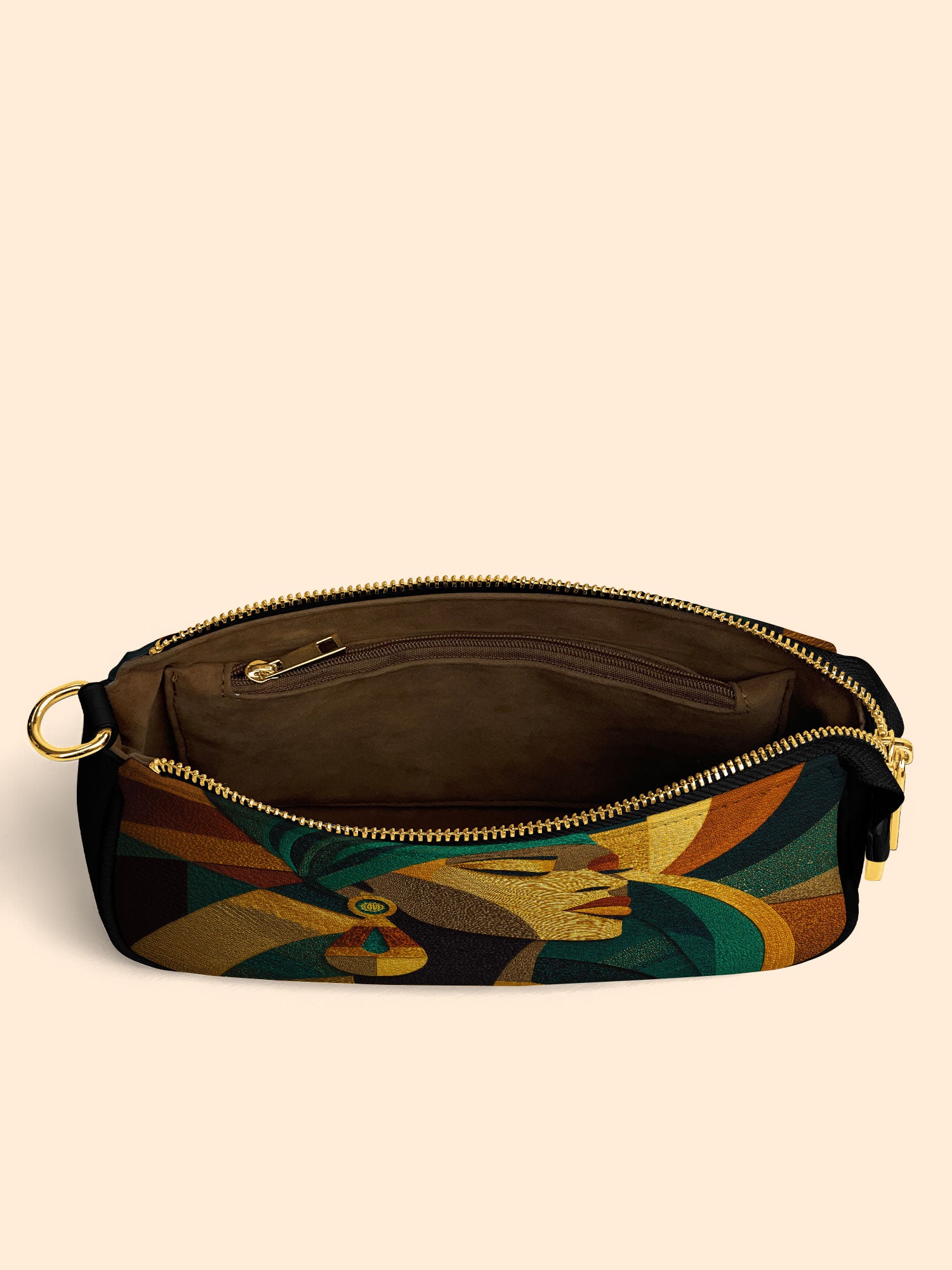 Ancestral Fold Classic Zip Pochette QR0XD107