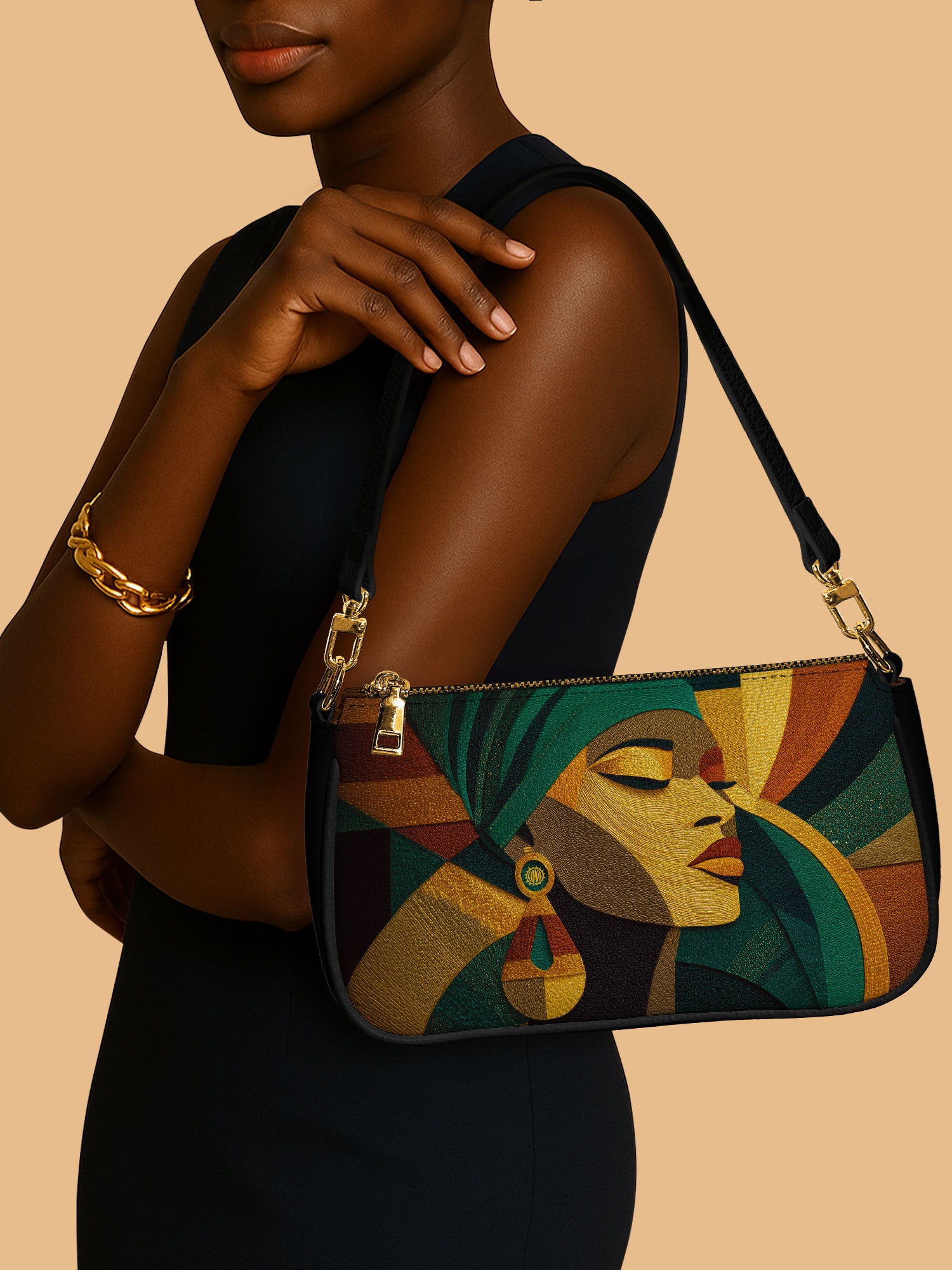 Ancestral Fold Classic Zip Pochette QR0XD107