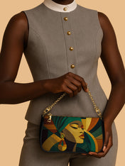 Ancestral Fold Classic Zip Pochette QR0XD107