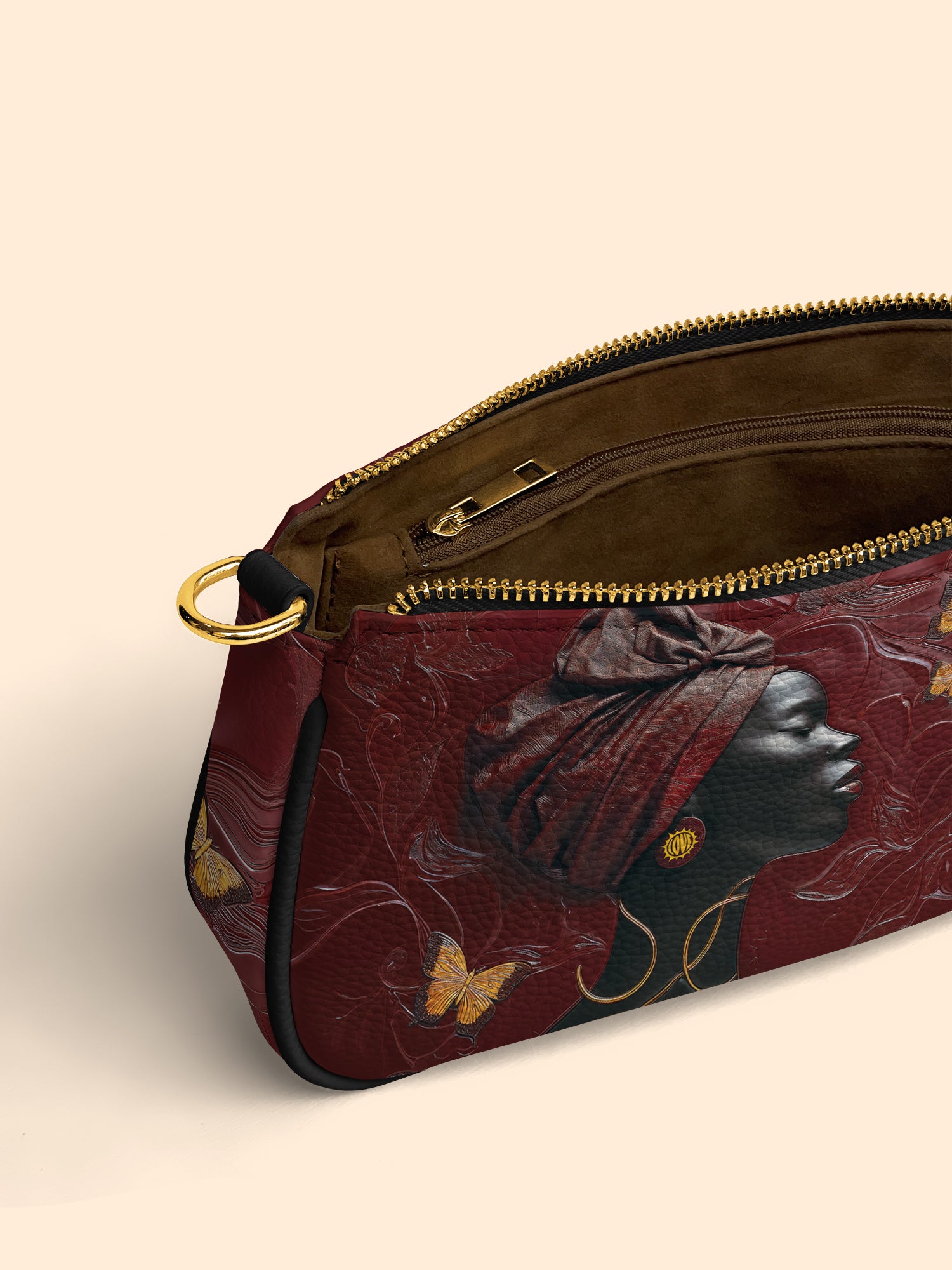 Gilded Grace Classic Zip Pochette QR0XD164
