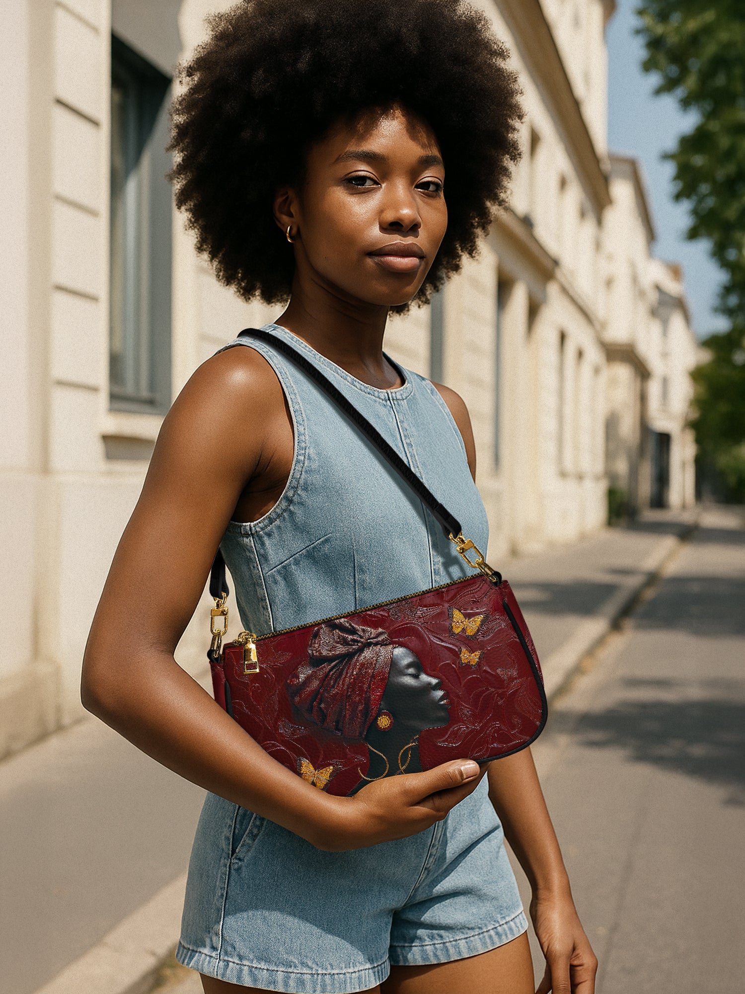 Gilded Grace Classic Zip Pochette QR0XD164