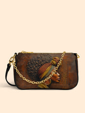 Afro-Elegance Classic Zip Pochette QR0HH027